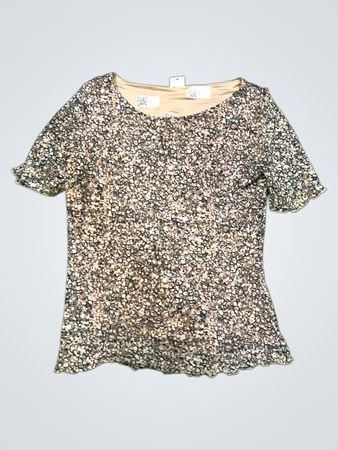 S.Oliver Floral Print Kurzarmshirt