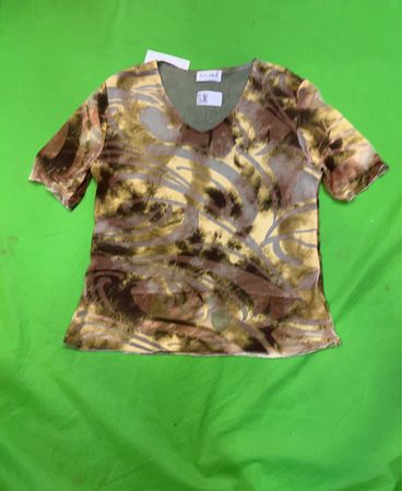 FafaMod PARIS Damen-V-Ausschnitt T-Shirt