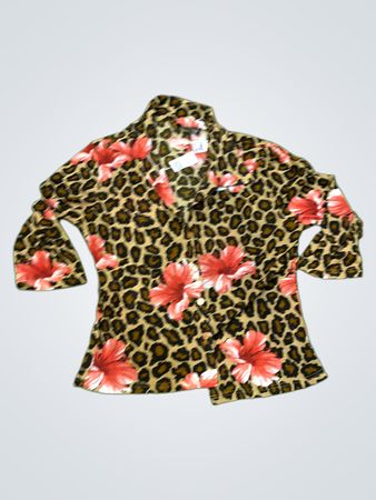 orsay Leopardenmuster Blumenbluse