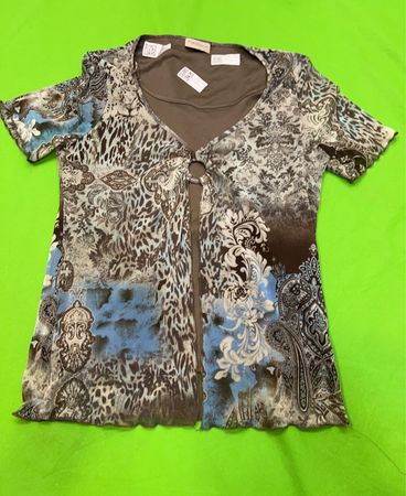 CANDA Collection bei C&A Damen T-Shirt mit kurzem Arm und Druck sowie Ringdetail
