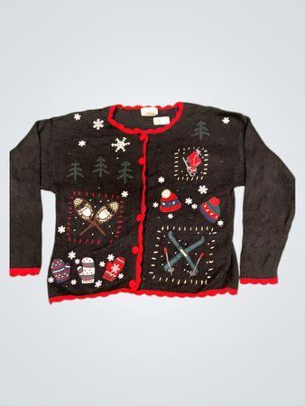 Basic Editions Holiday Ugly Christmas Sweater