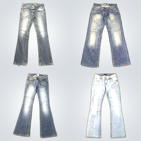 5-Pair Bootcut Flare Jeans Bundle
