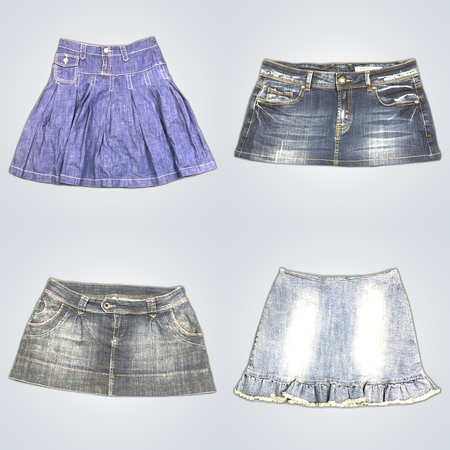 Denim Mini Skirt Bundle