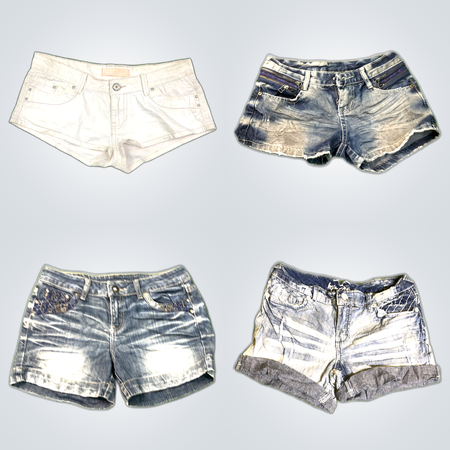 Y2K Denim Shorts Bundle