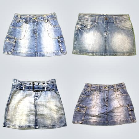 Denim-Mini-Röcke-Bündel