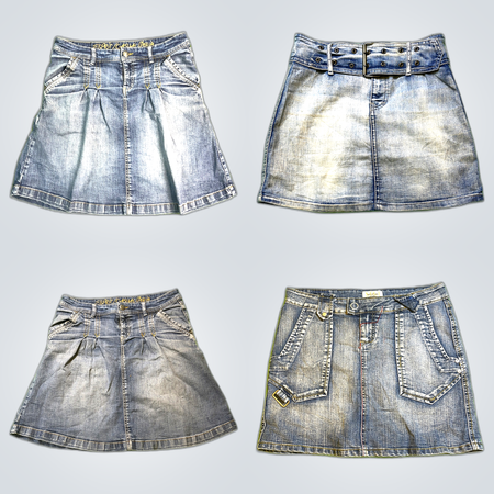 Denim Mini Skirts Bundle