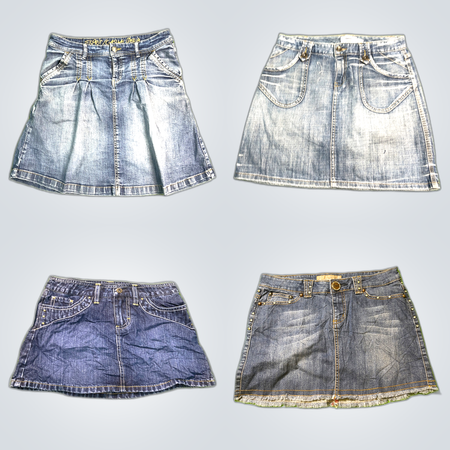 Denim Mini Skirts Bundle