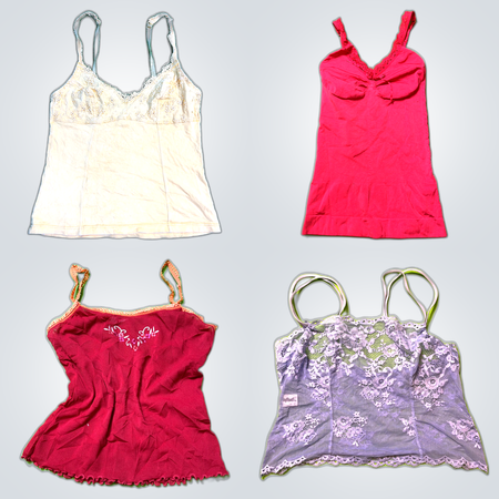 Y2K Lace Trim Camisoles