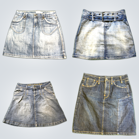 Denim Mini Skirts Bundle