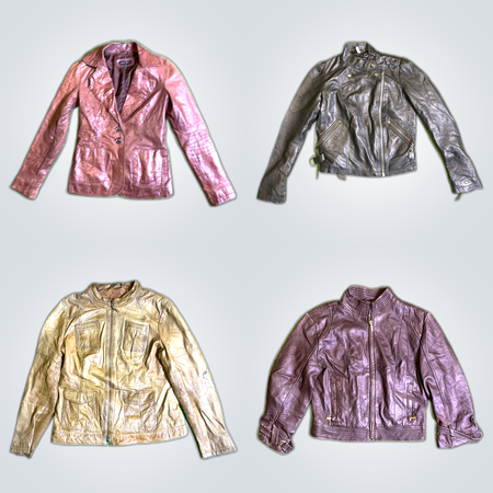 Ensemble de vestes en cuir - Manguun, Mira Furs, IRO et d'autres marques de luxe