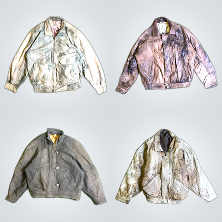 Leather Jacket Bundle - Asgard, I.D. & More, 7 Pc Lot