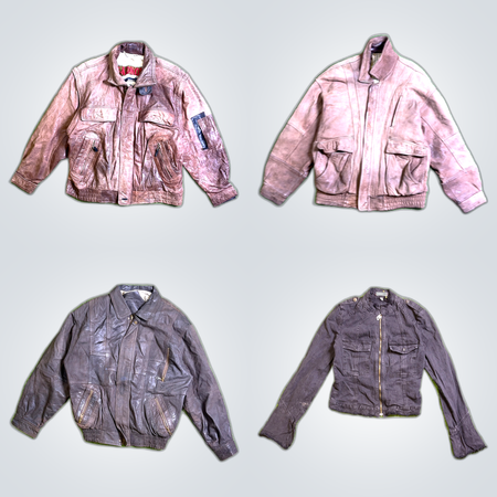 Denim & Leather Jacket Bundle - Bershka, Schott NYC, Joie, Camaieu & More