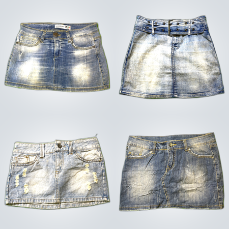 Y2K Denim Mini Skirts