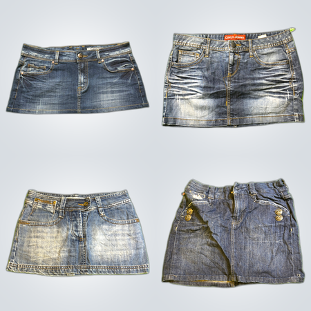 Denim Mini Skirts Bundle