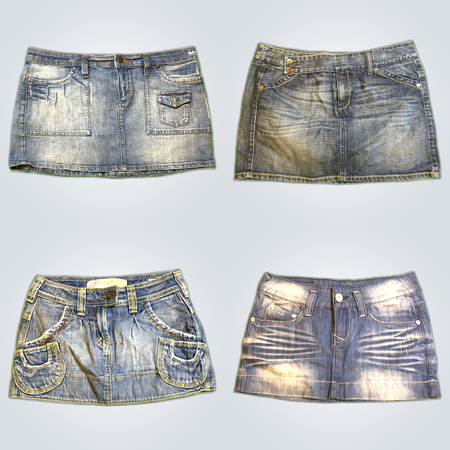 Denim Mini Skirts Unknowns