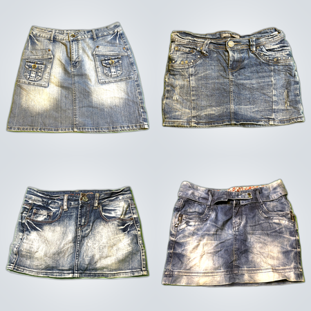 Denim Mini Skirts Bundle