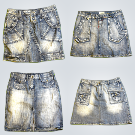 Denim Mini Skirts Bundle