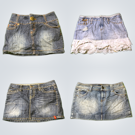 Y2K Denim Mini Skirts