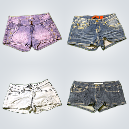 Y2K Jean Shorts Bundle