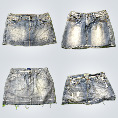 Y2K Denim Mini Skirts