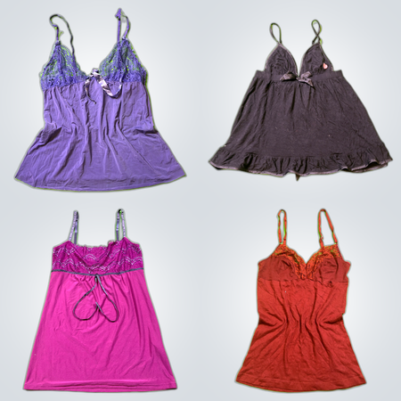 Y2K Lace Trim Camisoles
