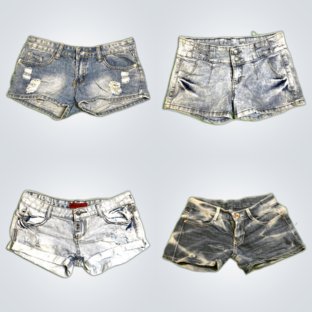 Y2K Denim Shorts Bundle