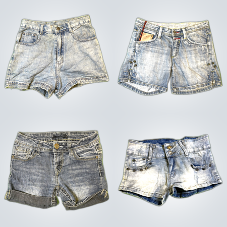 Y2K Denim Shorts Bundle