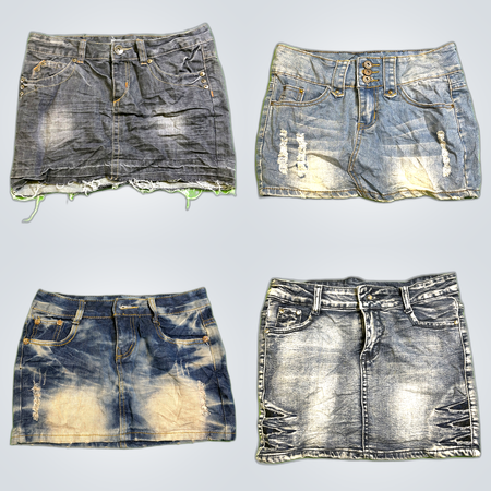 Y2K Denim Skirt Bundle