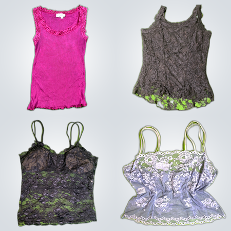 Y2k lace tops