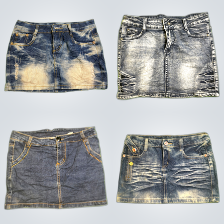 Y2K Denim Mini Skirt