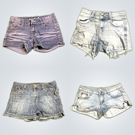 Y2K Denim Shorts Bundle