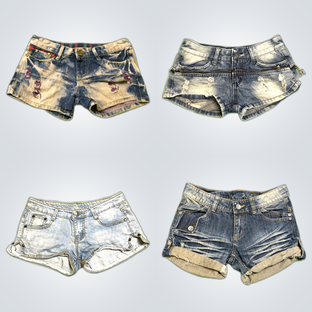 Y2K Denim Shorts Bundle