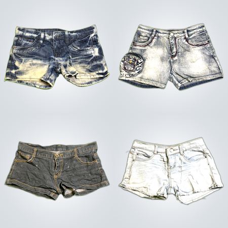 Y2K Retro Denim Shorts