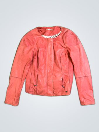 Pink Leather Jacket