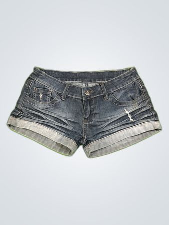 Y2K Distressed Denim Shorts