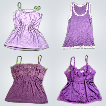 Blusas de Alças Grunge Y2K