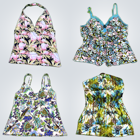 Y2K Floral Cami Tops