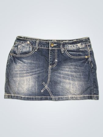 Fresh Made Denim Skirt, Size M