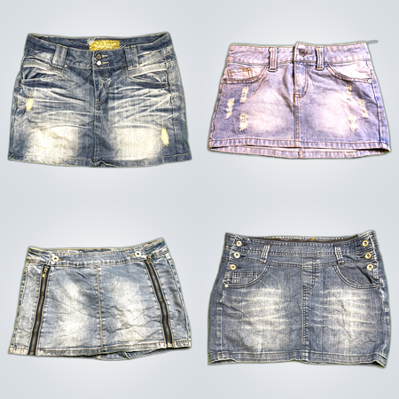 Y2K Sexy Girl Denim Mini Skirts