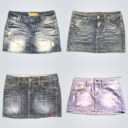 Y2K Sexy Girl Denim Mini Skirts