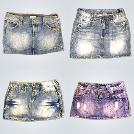 Minissaias de Jeans Únicas Y2K