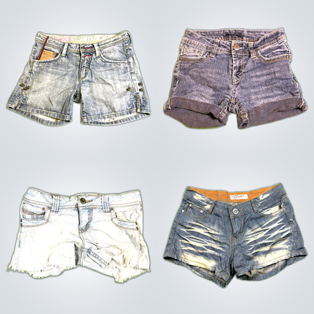 Y2K Denim Shorts Bundle