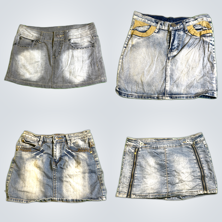 Denim Mini Skirt Bundle