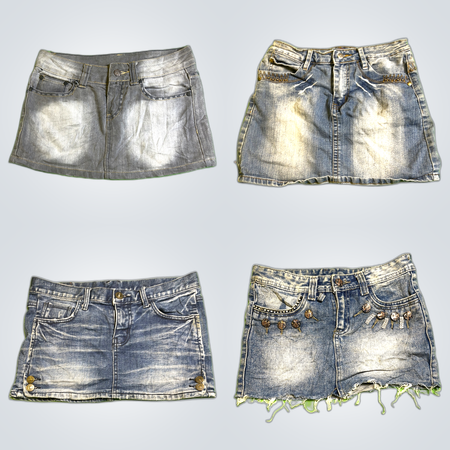 Denim Mini Skirt Bundle