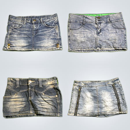 Denim Mini Skirt Bundle