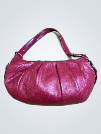 Red Leather Shoulder Bag