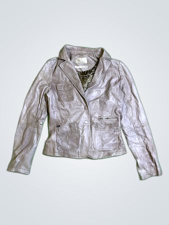 JKS Leather Blazer Jacket