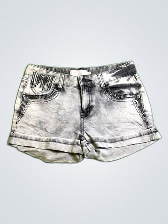 Cruland Embellished Denim Shorts