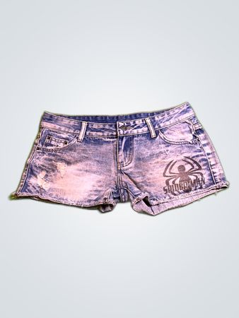 Spider-Man Graphic Denim Shorts