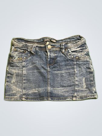 Fresh Made Denim Mini Skirt